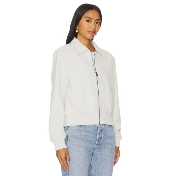 Steve Madden Anouk Jacket in Silver Birch Medium New Womens Faux Suede Coat - Picture 2 of 16